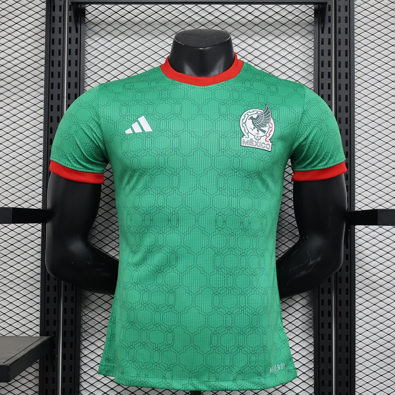 AAA Quality Mexico 23/24 Green/Red Training Jersey(Player)